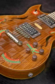 Blueberry Handmade Electric Guitar Dragon Seymour Duncan P/Ups Pre-Order 90 Days