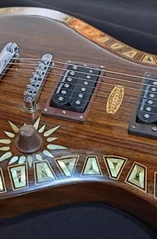 Blueberry Handmade Electric Guitar "Universal Love" Motif Pre-Order 90 Days