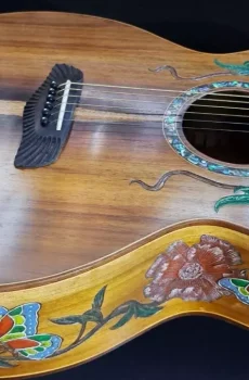 Blueberry Handmade Grand Concert Acoustic Guitar Butterflies Pre-Order 90 Days