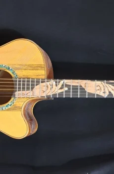 Blueberry Handmade Acoustic Guitar Grand Concert Christian Pre-Order 90 Days