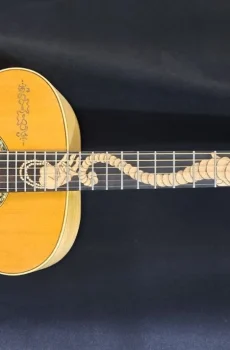 Blueberry Handmade Grand Concert Acoustic Guitar Ganesh Hindu Pre-Order 90 Days