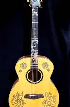 Blueberry Handmade Acoustic Guitar Grand Concert Jack Frost - Built to Order