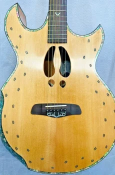 Blueberry Handmade G Concert Acoustic Guitar White-Tail Deer Pre-Order 90 Days