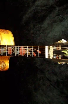 Blueberry Handmade Acoustic Guitar Parlor Size Built to Order in 80-Days