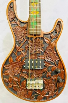 Blueberry Handmade Electric Bass Guitar Semour Duncan Floral Pre-Order 90 DaysBlueberry Handmade Electric Bass Guitar Semour Duncan Floral Pre-Order 90 Days