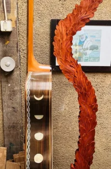 Blueberry Handmade Wooden Guitar Stand - All Types of Guitars Pre-Order 75 Days