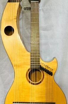 Blueberry Handmade Nylon String Classical Harp Guitar Pre-Order 90 Days