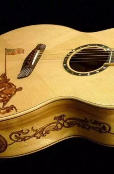 Blueberry Handmade Acoustic Dreadnought Guitar USA Marine Built to Order 90 Days