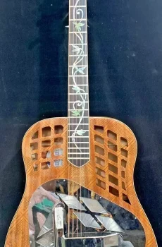 Blueberry Handmade Tri-Cone Resonator Acoustic Guitar Pre-Order 90 Days