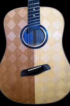 Blueberry Handmade Acoustic Dreadnought Multi-Scale Guitar Pre-Order 90 Days