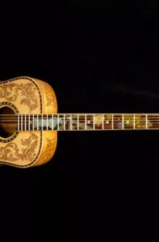 Blueberry Handmade Acoustic Dreadnought Guitar USA Patriot Pre-Order 90 Days