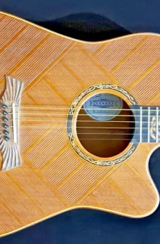 Blueberry Handmade Acoustic Dreadnought Guitar Celtic Lions Pre-Order 90 Days