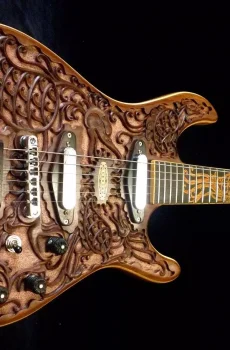 Blueberry Handmade Electric Guitar Celtic S. Duncan Pickups Pre-Order 90 Day