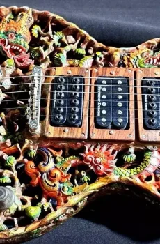 Blueberry Handmade Electric Guitar Dragon Seymor Duncans Pre-Order 90 Days